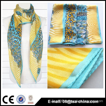 2015 Vintage Style New Fashion Beautiful Printing Silk Scarf